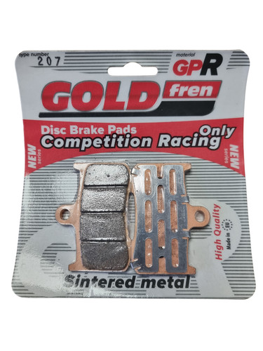 Front race brake pads track - pads,
