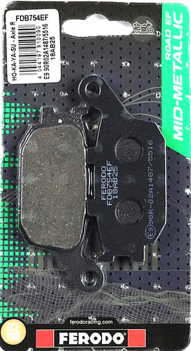 Rear brake pads ferodo - pads,