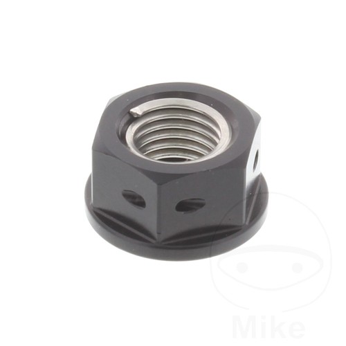 Sprocket nut m10x1 - sprocket, alu