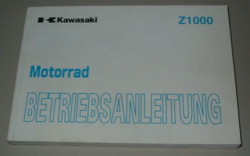 Betriebsanleitung kawasaki - betriebsanleitung,