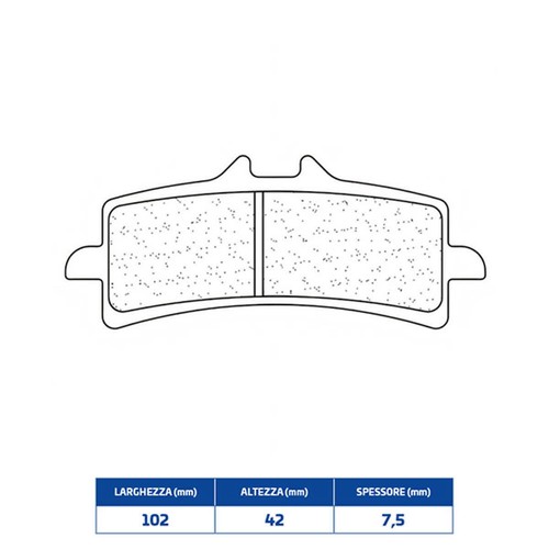 Front brake pads sintered - pads,