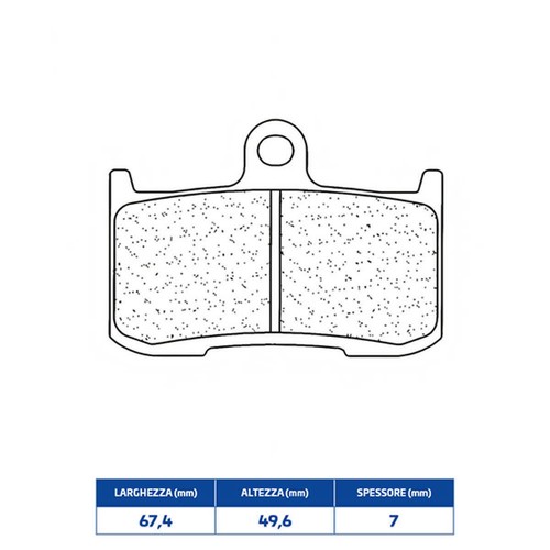 Sintered front brake pads for - sintered,