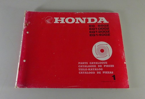 Parts catalog honda - honda, generator