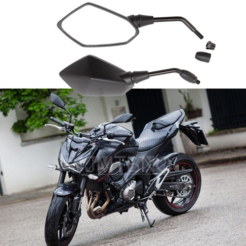 Pair black motorcycle rear - black,
