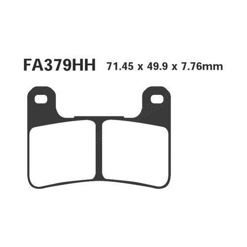 Ebc pair brake pads for - ebc,